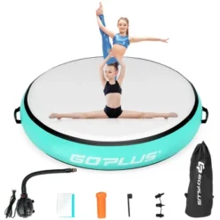 Costway 40'' Inflatable Round Gymnastic Mat Tumbling Floor Mat W/Electric Pump 22 Costway 40'' Inflatable Round Gymnastic Mat Tumbling Floor Mat W/Electric Pump -Costway GUEST 541f2eff 518c 4a41 b262 9843a18647b0