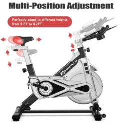 Costway Indoor Stationary Exercise Cycle Bike Bicycle Workout W/ Large Holder Black 18 Costway Indoor Stationary Exercise Cycle Bike Bicycle Workout W/ Large Holder Black -Costway GUEST 546caeb1 35c8 4600 b9fe 24829af8ee3c
