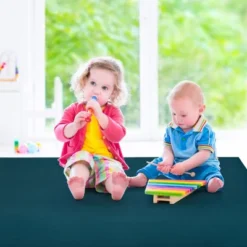 Large Yoga Mat 6' X 4' X 8 Mm Thick Workout Mats For Home Gym Flooring Blue -Costway GUEST 55632302 344d 4471 b3d4 0cb0270ee9fa