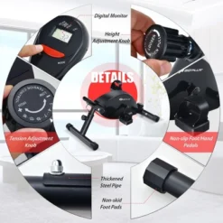 Costway Portable Under Desk Bike Pedal Exerciser Adjustable Magnetic Resistance -Costway GUEST 5b581ea9 abe2 4658 ad85 a5809a93ca7e