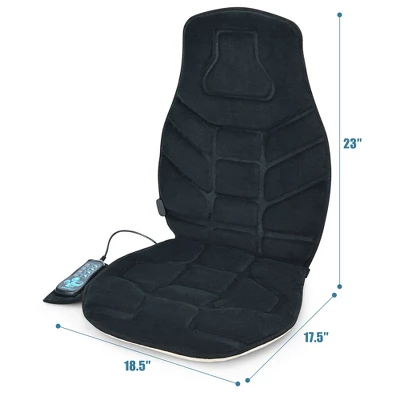 Massage Seat Cushion Back Massager W/ Heat & 6 Vibration Motors For Home 4 Massage Seat Cushion Back Massager W/ Heat & 6 Vibration Motors For Home - Image 2