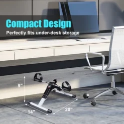 Costway Folding Fitness Pedal Stationary Under Desk Indoor Exercise Bike For Arms Legs -Costway GUEST 5cbc62cb b26b 4f7f 854b 7eb2394c9a10