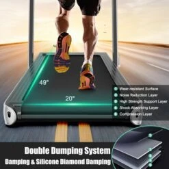 SuperFit 4.75HP 2 In 1 Folding Treadmill W/Remote APP -Costway GUEST 5d873ddd 391e 4d17 b0fc c5513fe42a53