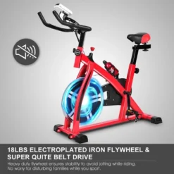 Costway Adjustable Exercise Bike Bicycle Cycling Cardio Fitness LCD W/ 18lb Flywheel -Costway GUEST 5db4d0b2 b7c0 4d5a 9d6e 5d3de71bc46e