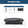 Costway Mini Vibration Plate Whole Body Fitness Platform W/Loop Bands SilverBlack -Costway GUEST 5e9c0ee4 d566 4ddb ab18 24c1e1a52d23