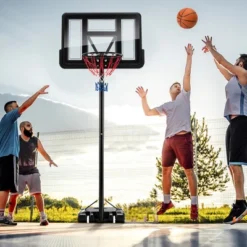 Costway 4.25-10FT Portable Adjustable Basketball Hoop System With 44'' Backboard 2 Nets 13 Costway 4.25-10FT Portable Adjustable Basketball Hoop System With 44'' Backboard 2 Nets -Costway GUEST 5f93c816 72cb 4d7f 85eb 3243bb0d5f96