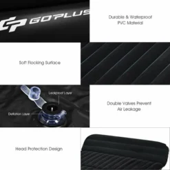 Costway Inflatable SUV Air Backseat Mattress Flocking Travel Pad W/Pump Camping Outdoor 19 Costway Inflatable SUV Air Backseat Mattress Flocking Travel Pad W/Pump Camping Outdoor -Costway GUEST 6065c006 3d93 41b9 a7b5 c3f3cc37748a