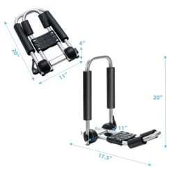 Costway J-Bar Kayak Roof Rack Folding Universal Kayak Rack For Canoe Surfboard -Costway GUEST 62eecd29 9da3 487e 80d6 444a5ed7ae48