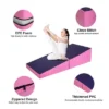 Costway Incline Gymnastic Pad Folding Wedge Ramp Gym Fitness Exercise Sport Tumbling Mat -Costway GUEST 64e2200c 6f27 44ef b03a 1fe4dd54b92c