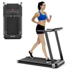 SuperFit Folding Electric Treadmill Compact Walking Running Machine W/APP Control Speaker -Costway GUEST 65422bbe 0f9d 4050 8b1a a80099a46deb