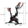 Indoor Exercise Bike Fitness Cardio W/4-way Adjustable Seat -Costway GUEST 65d72c00 e37b 4de6 9aed ffd665b39017