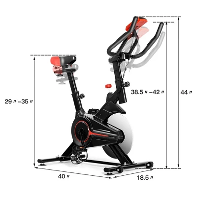 Indoor Exercise Bike Fitness Cardio W/4-way Adjustable Seat 3 Indoor Exercise Bike Fitness Cardio W/4-way Adjustable Seat