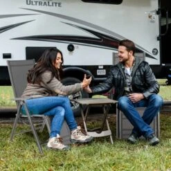 Costway 2PCS Patio Outdoor Folding Reclining Lounge Chair W/ Adjustable Backrest -Costway GUEST 694d859f 1bce 486d 8b7c 300b09878ea1