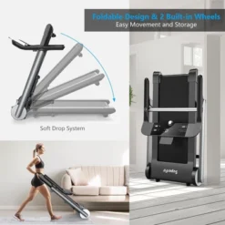 Superfit Folding Electric Treadmill Jogging MachineBluetooth10 Preset Programs -Costway GUEST 6af07db3 9e68 402d 9f29 654d7a3acb29