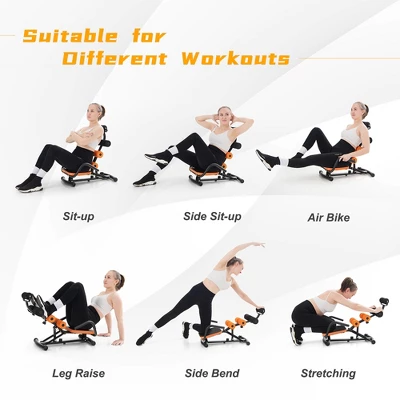 Costway Core Ab Trainer Bench Abdominal Stomach Exerciser Workout Gym Fitness Machine 8 Costway Core Ab Trainer Bench Abdominal Stomach Exerciser Workout Gym Fitness Machine - Image 6
