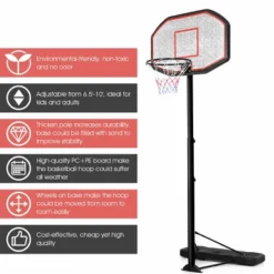 Costway 10ft 43'' Backboard In/outdoor Adjustable Height Basketball Hoop System -Costway GUEST 6cfd9f14 9aaa 4e13 8356 7cde10d3f0fd