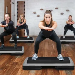 Fitness Aerobic Step 43'' Cardio Adjust 4'' - 6'' - 8'' Exercise Stepper W/Risers -Costway GUEST 6e14bc04 931f 40d4 8943 49d7ed9247a0