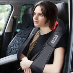 Costway Shiatsu Back And Neck Massager Kneading Shoulder Massage Pillow W/Heat Straps -Costway GUEST 7164769b a680 4d5c 88c3 30bf7d58cb0a