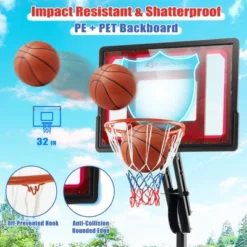 Costway Portable Basketball Hoop System 5-10 FT Adjustable With Weight Bag Wheels Outdoor -Costway GUEST 7176788c 52d2 4674 b270 34db9b1be22a