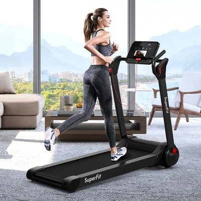 Superfit Folding 2.25HP Electric Treadmill Running Machine APP Control Bluetooth 3 Superfit Folding 2.25HP Electric Treadmill Running Machine APP Control Bluetooth
