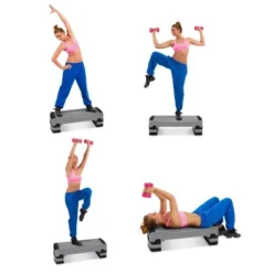 Costway 35'' Fitness Aerobic Step Cardio Adjustable 6"-8"-10" Exercise Stepper W/Risers -Costway GUEST 75b82b78 bafc 4bc8 a1ae 08bda523f19b