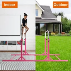 Costway Kids Gymnastics Parallel Bars Double Horizontal Bars Adjustable Width Height -Costway GUEST 75e119af 7a06 4521 a81f 77aaf0e75d67
