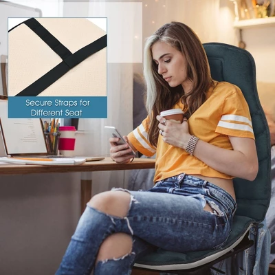 Massage Seat Cushion Back Massager W/ Heat & 6 Vibration Motors For Home 11 Massage Seat Cushion Back Massager W/ Heat & 6 Vibration Motors For Home - Image 9