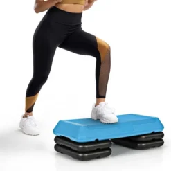 Costway 29'' Adjustable Workout Fitness Aerobic Stepper Exercise Platform W/Riser 4'' -6'' -8