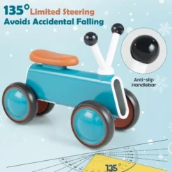 Costway 8FT Recreational Trampoline W/ Ladder Enclosure Net Safety Pad Outdoor Blue -Costway GUEST 79415da0 9307 460d ade3 11be1c818a13