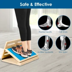 Costway 4-level Adjustable Slant Board Wooden Calf Stretcher Incline Stretching Ankle -Costway GUEST 7a9deb3a bcbe 4686 9132 f4e8699cec49