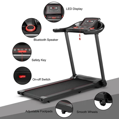Superfit 2.25HP Electric Running Machine Treadmill Bluetooth Speaker APP Control 4 Superfit 2.25HP Electric Running Machine Treadmill Bluetooth Speaker APP Control - Image 2