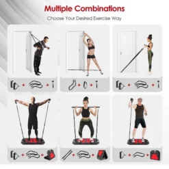 Costway Push Up Board Set Folding Push Up Stand With Elastic String Pilate Bar Bag Home Gym -Costway GUEST 7e40a145 2526 47d6 8ca0 370cc693868c