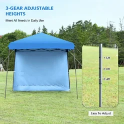 Costway 10ft X 10ft Pop Up Tent Slant Leg Canopy W/ Roll-up Side Wall -Costway GUEST 80540c66 a1a4 4853 b39b d5602e3bee69