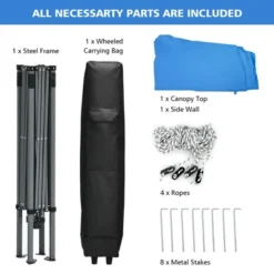 Costway 10ft X 10ft Pop Up Tent Slant Leg Canopy W/ Roll-up Side Wall -Costway GUEST 820ff38e f7c3 435a b720 8a3bad9fafc7