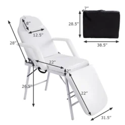 Costway 73'' Portable Tattoo Parlor Spa Salon Facial Bed Beauty Massage Table Chair -Costway GUEST 825853a3 26b5 46bd b53a 5575e13bb36d