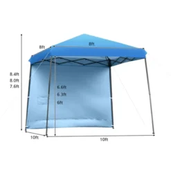 Costway 10ft X 10ft Pop Up Tent Slant Leg Canopy W/ Roll-up Side Wall -Costway GUEST 82d17a17 19ce 4e66 a3c7 8fb227c1b1bc