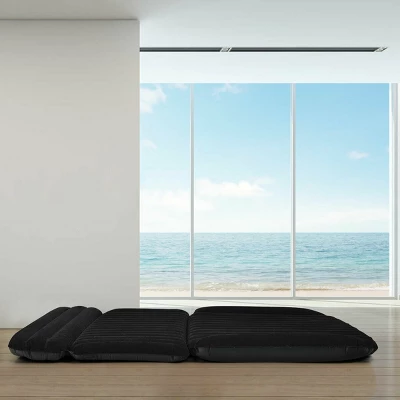 Costway Inflatable SUV Air Backseat Mattress Flocking Travel Pad W/Pump Camping Outdoor 5 Costway Inflatable SUV Air Backseat Mattress Flocking Travel Pad W/Pump Camping Outdoor - Image 3