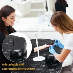 Costway Black Manicure Nail Table Portable Station Desk Spa Beauty Salon Equipment -Costway GUEST 83bdf34c 088b 45bc 9526 affd312e62dd