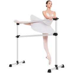 Costway Portable Ballet Barre 4ft Freestanding Adjustable Double Dance Bar SilverPinkPurple 25 Costway Portable Ballet Barre 4ft Freestanding Adjustable Double Dance Bar SilverPinkPurple -Costway GUEST 83d73116 16bc 46f7 b2c7 d2e6f616b328