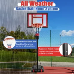 Costway Portable Basketball Hoop System 5-10 FT Adjustable With Weight Bag Wheels Outdoor -Costway GUEST 84917810 52f4 4fba aa74 4d1a58a90758