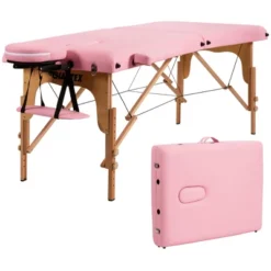 84''L Portable Massage Table Adjustable Facial Spa Bed Tattoo W/ Carry Case WhiteBlackPinkRed -Costway GUEST 84af9be3 ddfc 4424 b71e a801e39cc77c