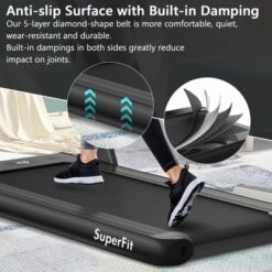 SuperFit 2.25HP 2 In 1 Dual Display Folding Treadmill Jogging Machine W/ Speaker -Costway GUEST 860132de bf76 4cde 8655 852c2621f312