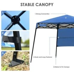 Costway 7x7 FT Slant Leg Pop-up Canopy Tent Shelter Adjustable Portable Carry Bag -Costway GUEST 8d8cf605 d569 491e 94e6 6e156f3eb3a7