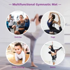 Costway 8' X 4' X 2'' Folding Gymnastics Tumbling Gym Mat Stretching Yoga -Costway GUEST 8e952824 a637 4762 a667 9ff38dfe5379