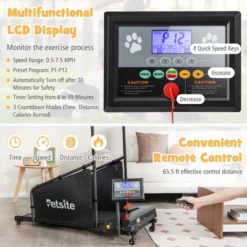Petsite Dog Treadmill For Small/Medium Dogs Indoors Pet Running Training Machine -Costway GUEST 8ee13e75 0acf 4871 ac90 67d70582be59