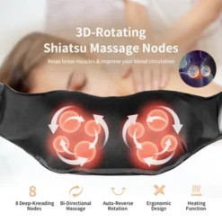Costway Shiatsu Neck Back Shoulder Massager W/ Heat Deep Tissue 3D-Kneading 13 Costway Shiatsu Neck Back Shoulder Massager W/ Heat Deep Tissue 3D-Kneading -Costway GUEST 90648141 0eb6 4220 b900 cec4055a5cae