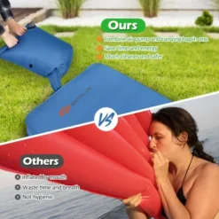 Costway Folding Sleeping Pad, Self Inflating Camping Mattress With Carrying Bag GreenBlue 15 Costway Folding Sleeping Pad, Self Inflating Camping Mattress With Carrying Bag GreenBlue -Costway GUEST 90a2d47b 1847 4237 80a5 406c45cef351
