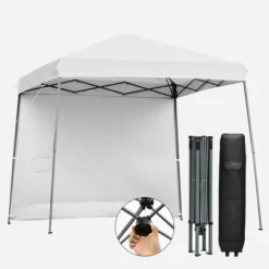 Costway 10ft X 10ft Pop Up Tent Slant Leg Canopy W/ Roll-up Side Wall -Costway GUEST 93a7f158 495e 4a59 b183 4818c2f67d48