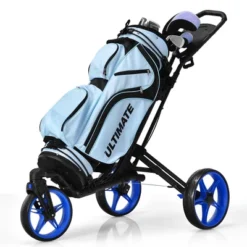 Costway Folding Golf Push Cart W/Scoreboard Adjustable Handle Swivel Wheel RedBlueGreyGreen 21 Costway Folding Golf Push Cart W/Scoreboard Adjustable Handle Swivel Wheel RedBlueGreyGreen -Costway GUEST 943488d9 244a 48fe 9dd0 51a3088a7df3