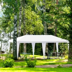 10'x20'Canopy Party Wedding Tent Heavy Duty Gazebo Pavilion Cater Event Outdoor -Costway GUEST 947ef1f5 d370 42d7 86dc fdb7606f8c60